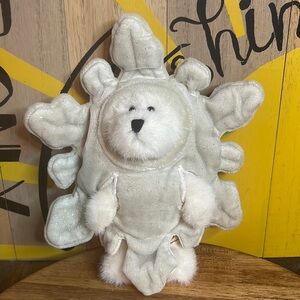 Holiday Boyds Bear ~ I. C. Crystal-frost Genuine BB Shimmer Plush Snowflake ❄️